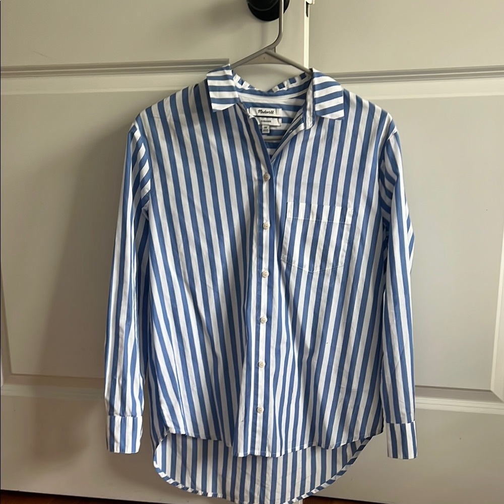 Madewell striped button down. Xxs. Excellent condition